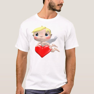 Camiseta T-shirt minúsculo dos namorados do Cupido