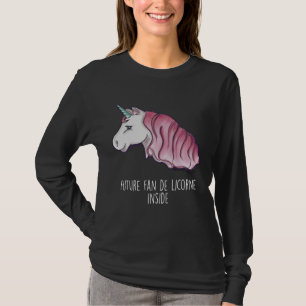 Camiseta T-shirt ML “Futuro partidário de licorne inside”