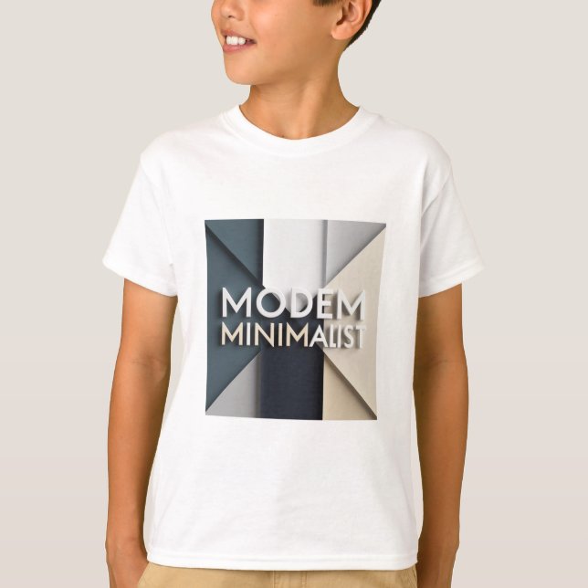 Camiseta T-shirt Modem Minimalist (Frente)