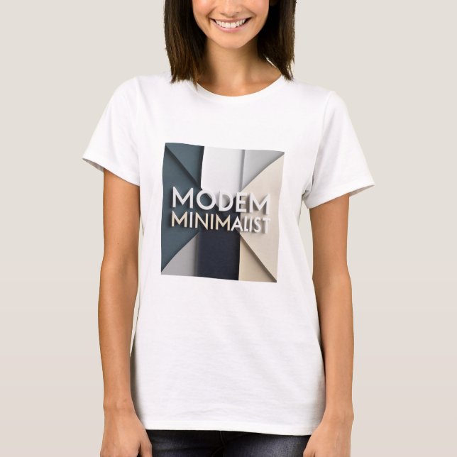 Camiseta T-shirt Modem Minimalist (Frente)
