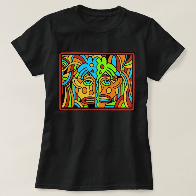 Camiseta T-Shirt "modern art" (Frente do Design)