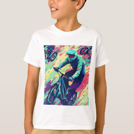 Camiseta T-Shirt Modern Bmx Racer