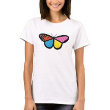 T-Shirt Modern Butterfly