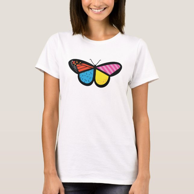 Camiseta T-Shirt Modern Butterfly (Frente)