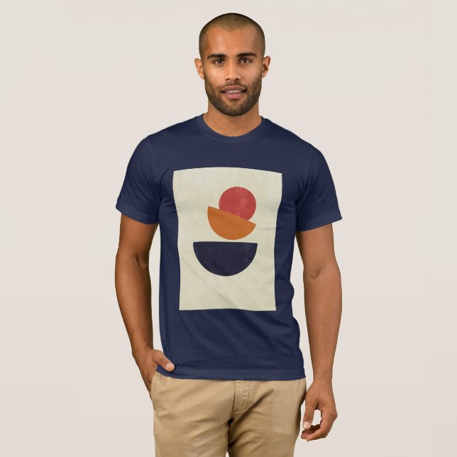 Camiseta T-SHIRT MODERNA abstrato COLORIDA (Frente Completa)