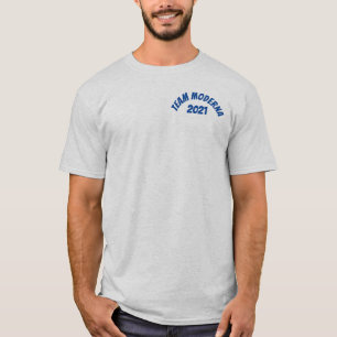 Camiseta T-Shirt Moderna da Equipe