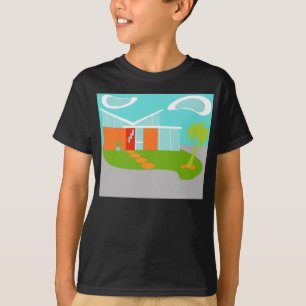 Camiseta T-Shirt Moderno de meio século de Cartoon House