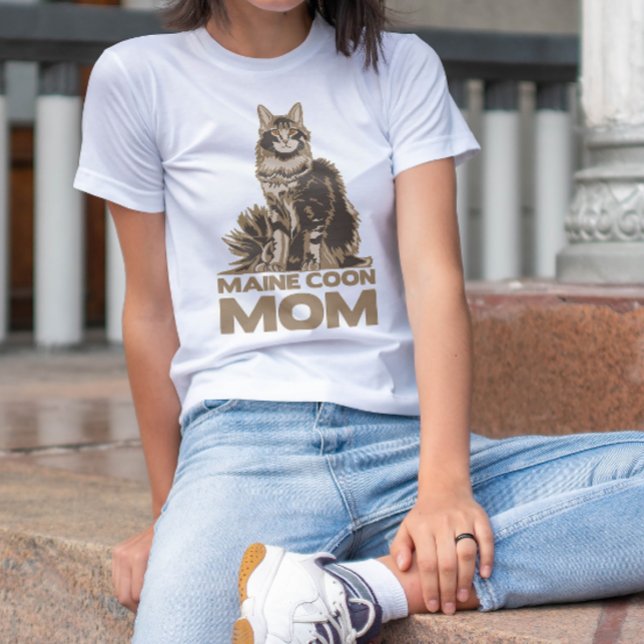 Camiseta T-Shirt MOM MOM MOM DE MAINE (Criador carregado)