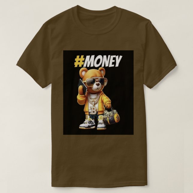 Camiseta T-Shirt "Money Bear" (Frente do Design)