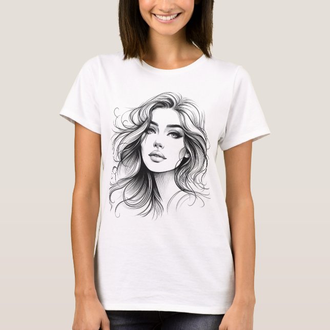Camiseta T-shirt monocromática (Frente)