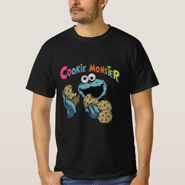 Camiseta T-Shirt Monstro de Biscoitos (Frente)