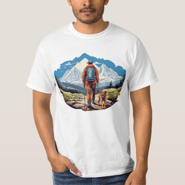 Camiseta T-shirt Montagne : Aventurez-vous au sommet! (Frente)