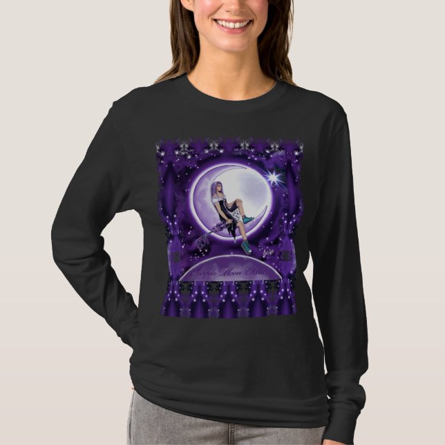 Camiseta T-Shirt Moon Roxo (Frente)