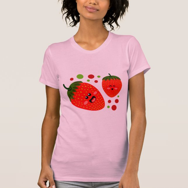 Camiseta T-Shirt Morangos (Frente)