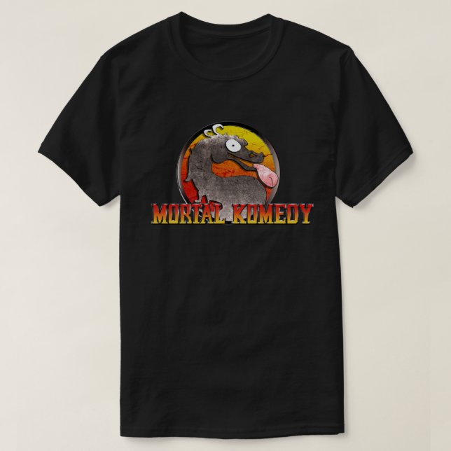 Camiseta T-shirt mortal de Komedy (Frente do Design)