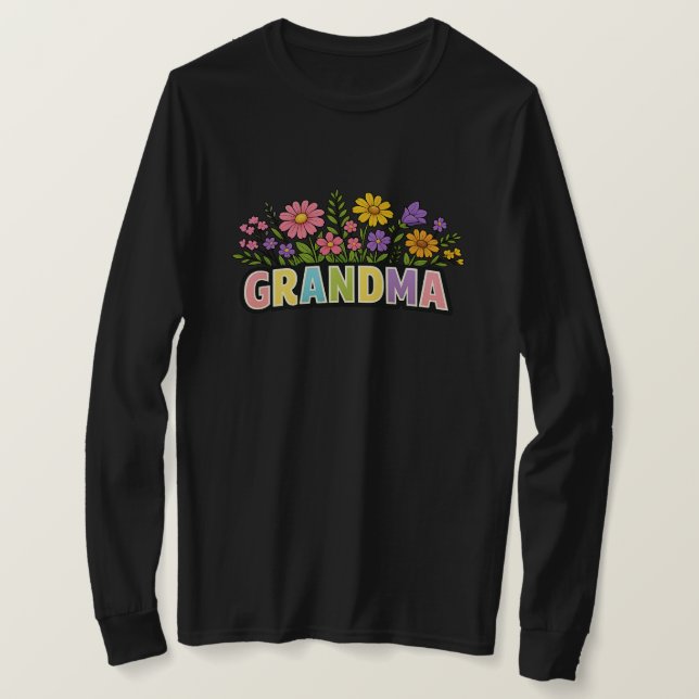 Camiseta T-Shirt-Mother's Day Gift For Grandma-T Shirt (Frente do Design)