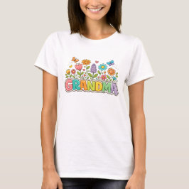 Camiseta T-Shirt-Mother's Day Gift for Grandma T-Shirt