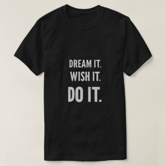 Camiseta t-shirt motivacional