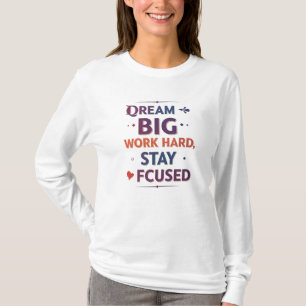 Camiseta T-Shirt Motivational Long Sleeve