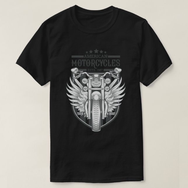 CAMISETA T-SHIRT MOTORBIKE (Frente do Design)