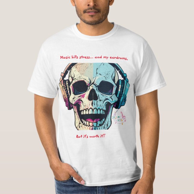 Camiseta T-shirt-Music (Frente)
