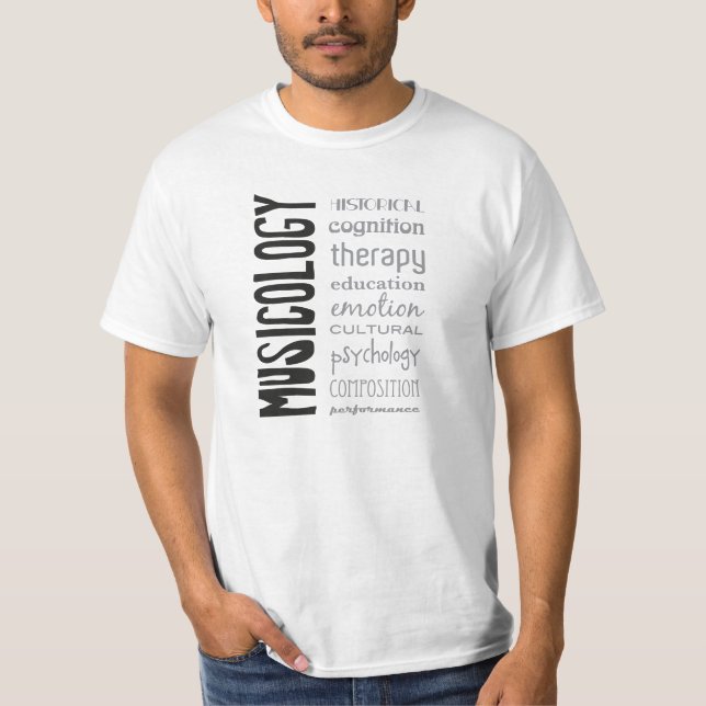 Camiseta T-shirt - Musicology (Frente)