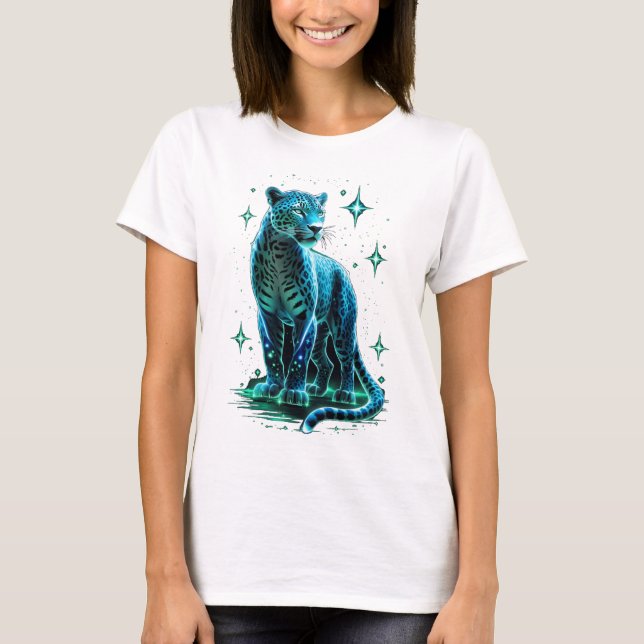 Camiseta T-Shirt Mystical Blue Energy Jaguar (Frente)