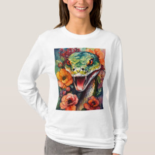 Camiseta T-Shirt Mystical Cobra Charm - Bruxa Cobra Vestida