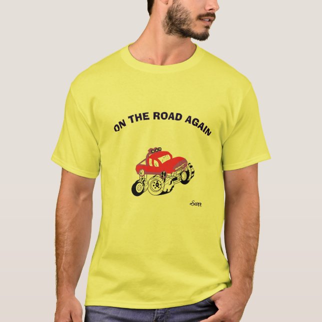 Camiseta T-Shirt : Na Estrada De Novo. (Frente)