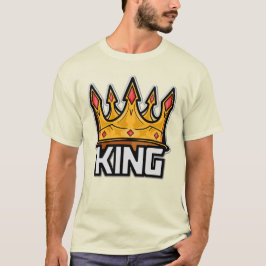 Camiseta T-Shirt na moda King Crown