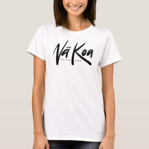 Camiseta T-Shirt Na Wahine Koa (preto a branco)