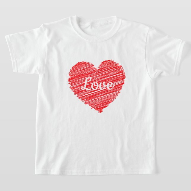 Camiseta T-Shirt namorados Heart Girls (Postura )