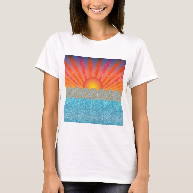 Camiseta T-shirt Nano do Hanes das mulheres (Frente)