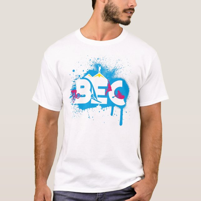 Camiseta T-shirt Nano do Hanes dos homens da edição do BEC (Frente)