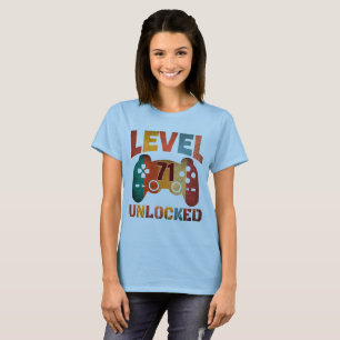 Camiseta T-Shirt NÃO BLOQUEADO NÍVEL 71