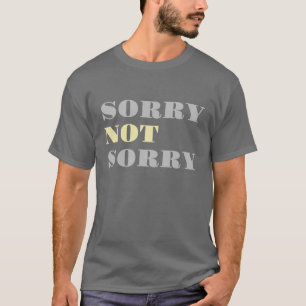 Camiseta T-shirt nao pesaroso pesaroso amarelo cinzento