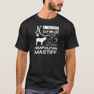 Camiseta T-shirt napolitana do presente do Mastiff para