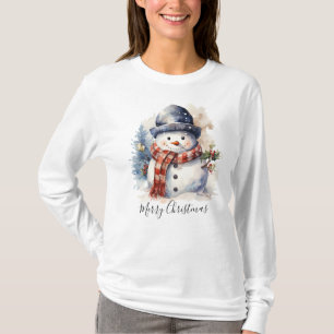 Camiseta T-Shirt Natal FesWinter Snowman