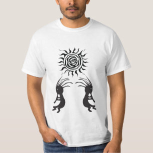 Camiseta T-Shirt Nativo Americano Kokopelli