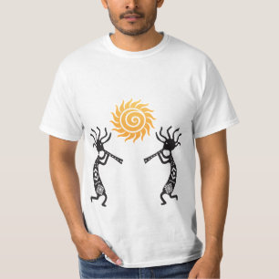 Camiseta T-Shirt Nativo Americano Sun Kokopelli