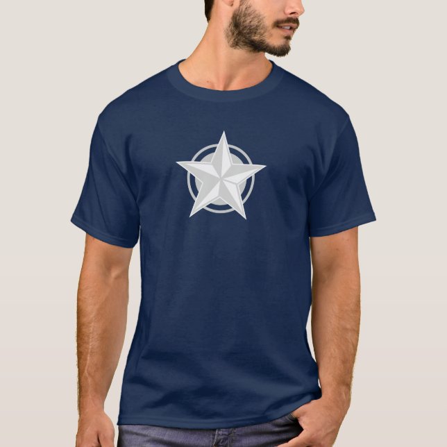 Camiseta T-shirt náutico dos homens da estrela (Frente)