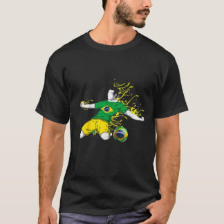 Camiseta T-shirt negra do Brasil 01