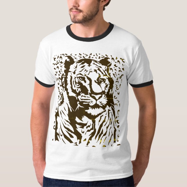 Camiseta T-Shirt Negrito e De Tigre (Frente)