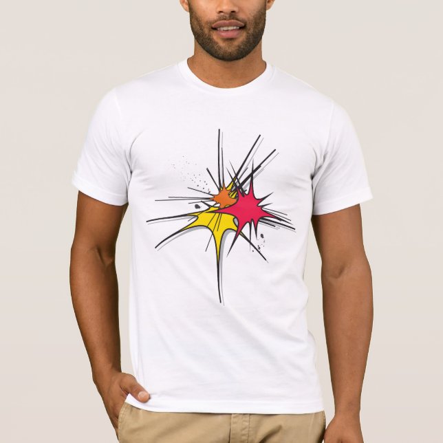 Camiseta T-shirt no7 abstrato (Frente)