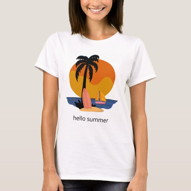 Camiseta t-shirt no verão (Frente)