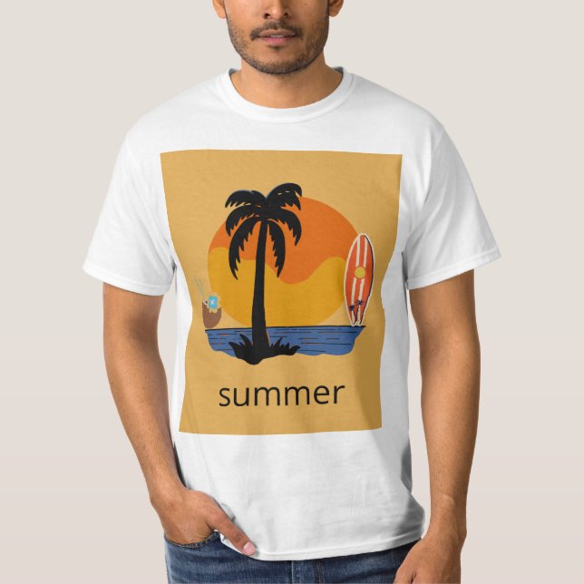 Camiseta t-shirt no verão (Frente)