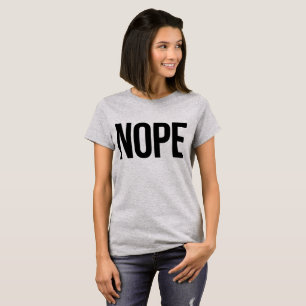 Camiseta T-Shirt Nope