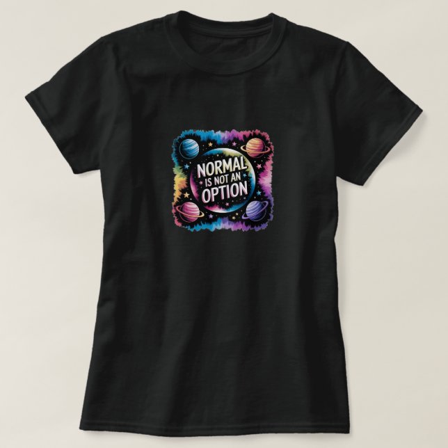 Camiseta T-Shirt Normal NÃO É uma opção (Frente do Design)