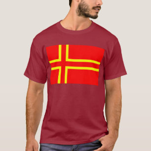 Camiseta T-shirt normandos da bandeira
