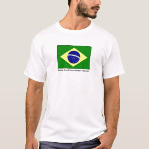 Camiseta T-shirt norte da missão de Brasil Sao Paulo LDS